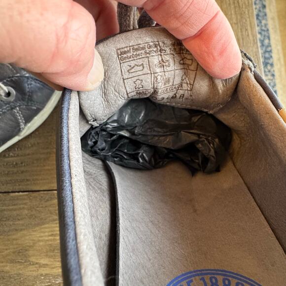 Josef Seibel Women's Size US 7-7.5 EU 38 Dany 59 Blue Jeans Lace Up Sneaker NEW - Picture 12 of 15